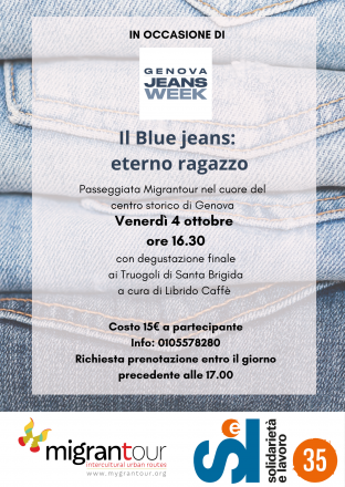 Migrantour il blue jeans: eterno ragazzo